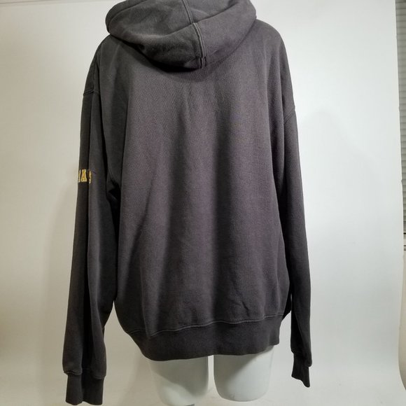 University of Iowa Grey Hoodie Sweatshirt Pull Over XL Embroidered Hawkeye Herky - Picture 5 of 10